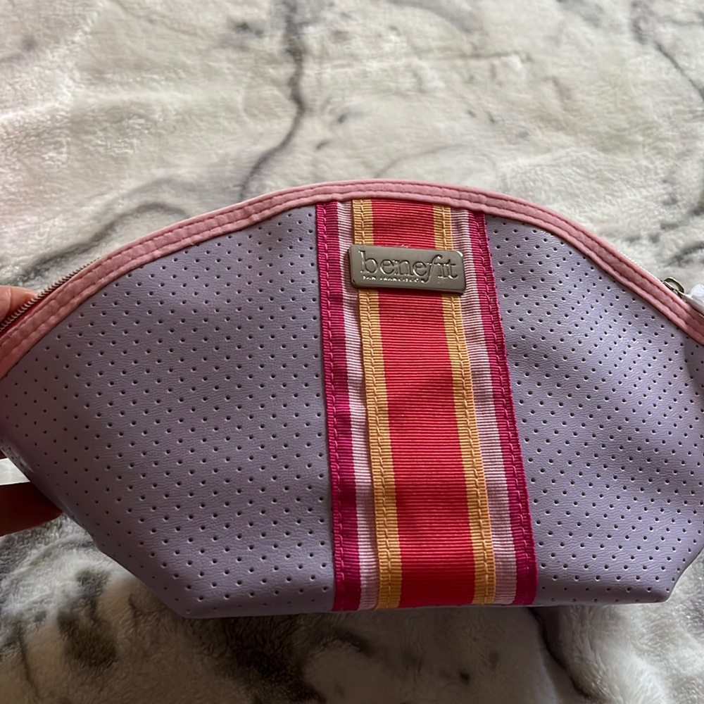 NWOT Benefit cosmetic bag